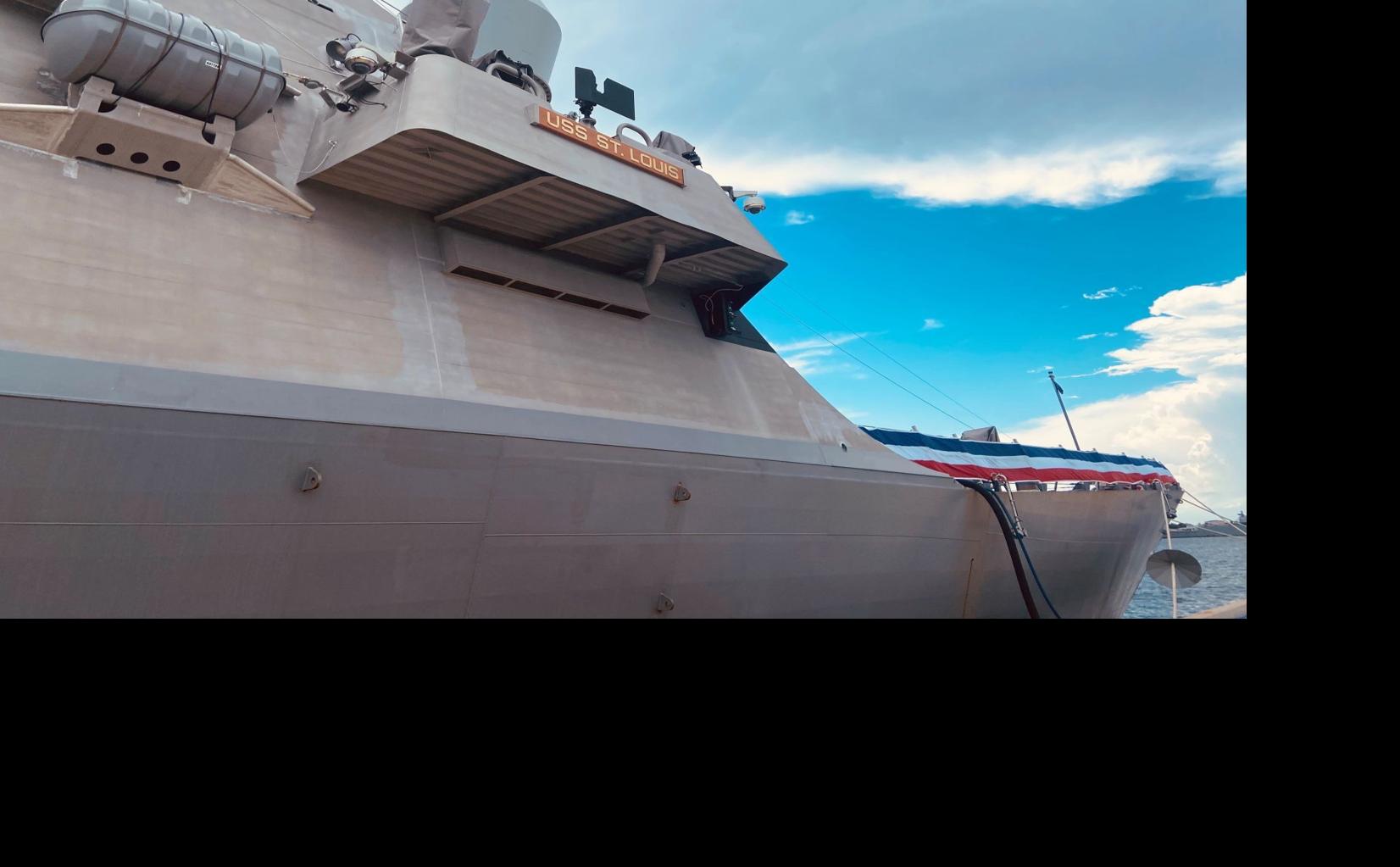 USS St. Louis headed for rough waters, and