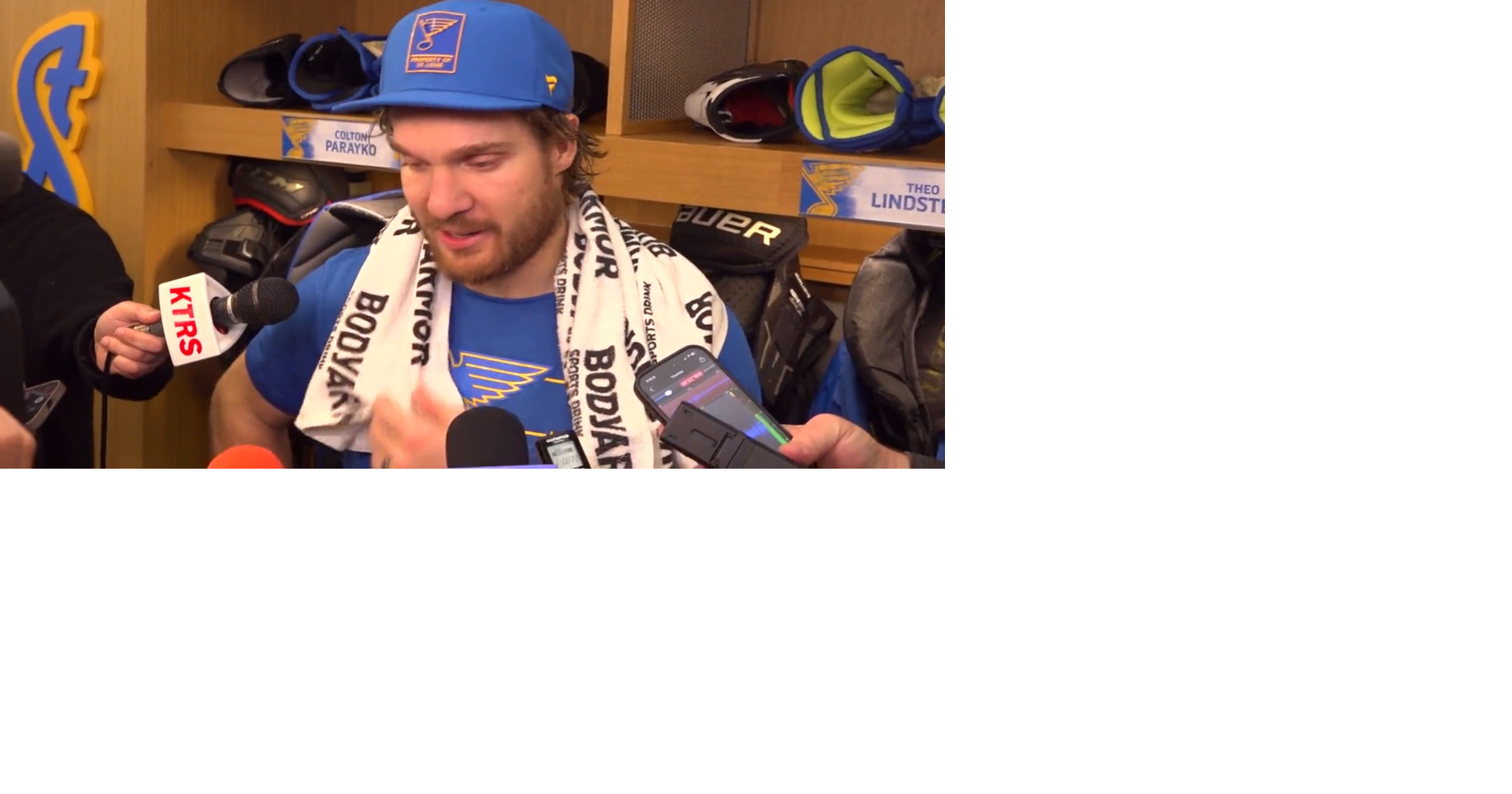 Robert Thomas breaks down Blues game-winning goal Tuesday vs. Jets
