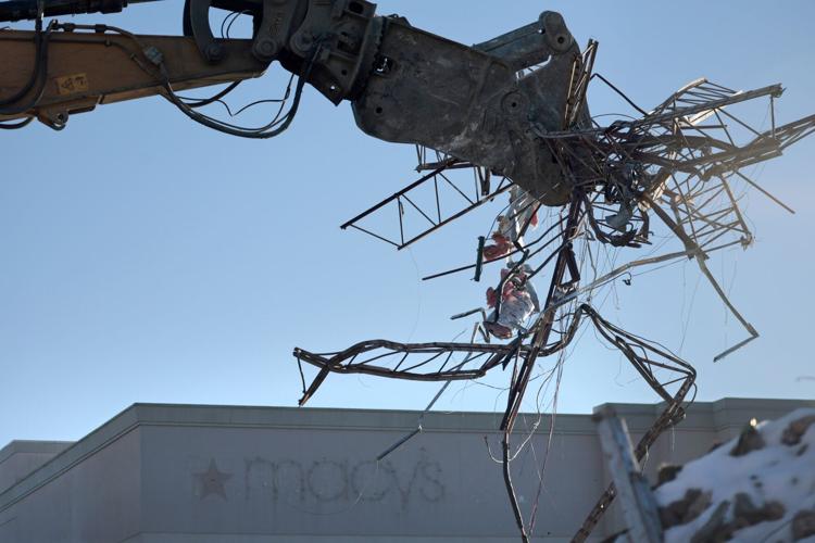 Demolition on Chesteried Mall has begun