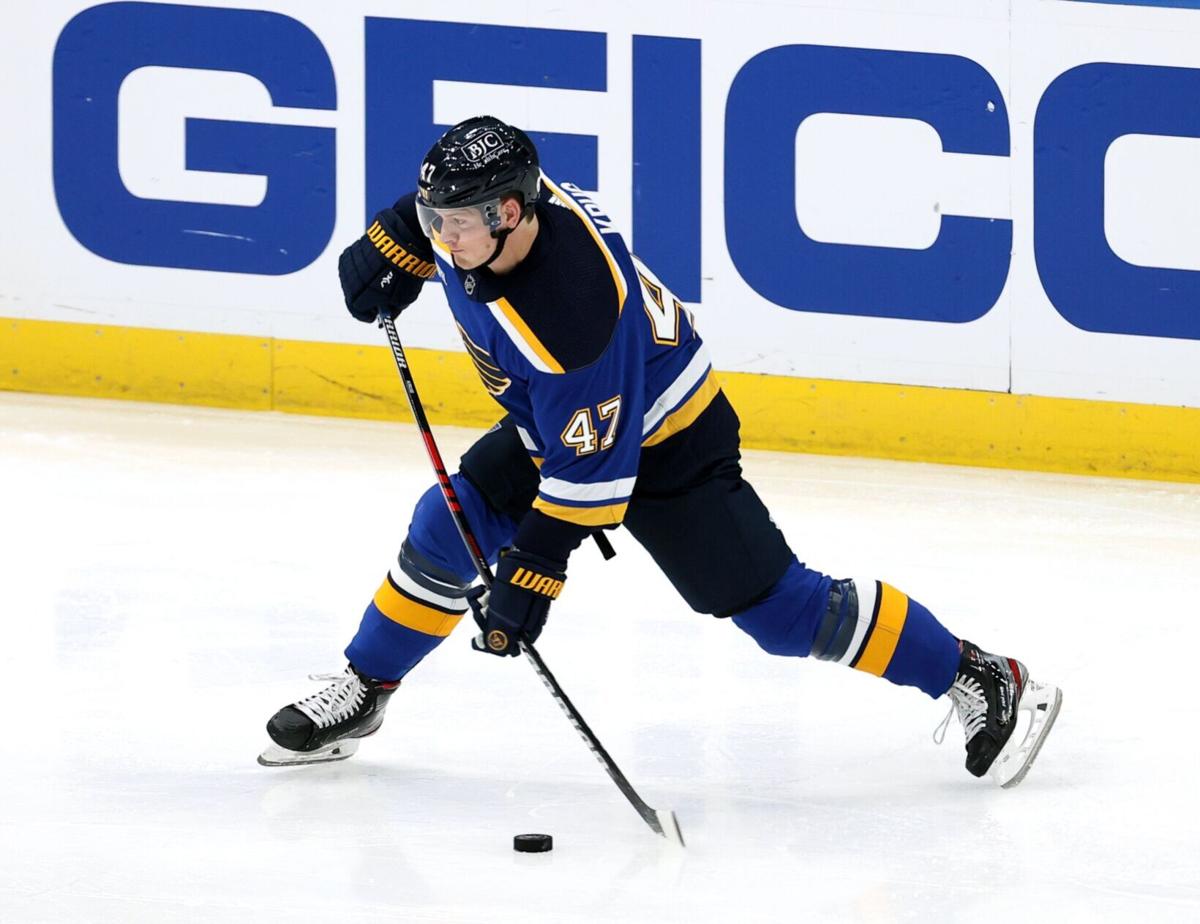Blues' Krug out at least 6 weeks due to injury