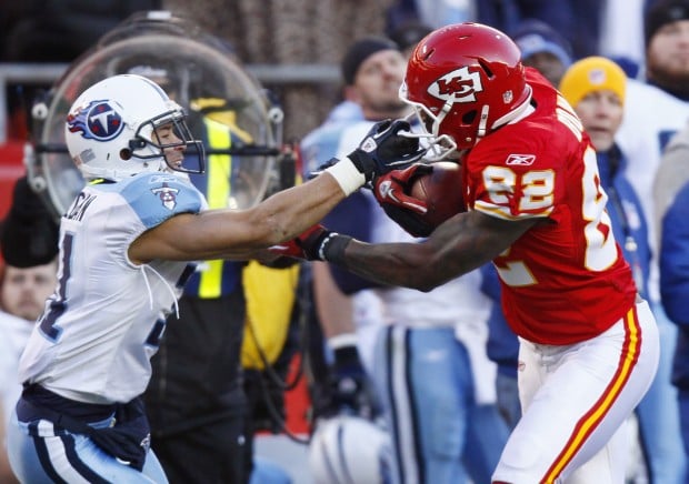 Tennessee Titans cornerback Cortland Finnegan is shown during a