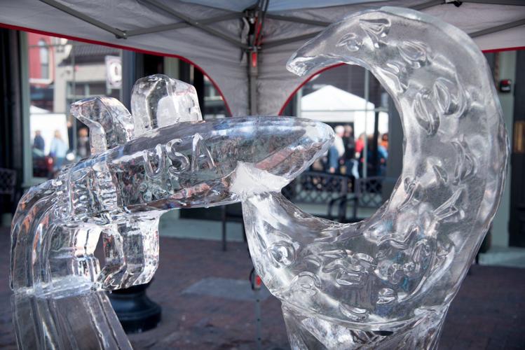 Fete de Glace Ice Carving Competition in St. Charles