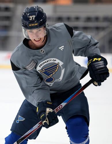 Second day of Blues training camp
