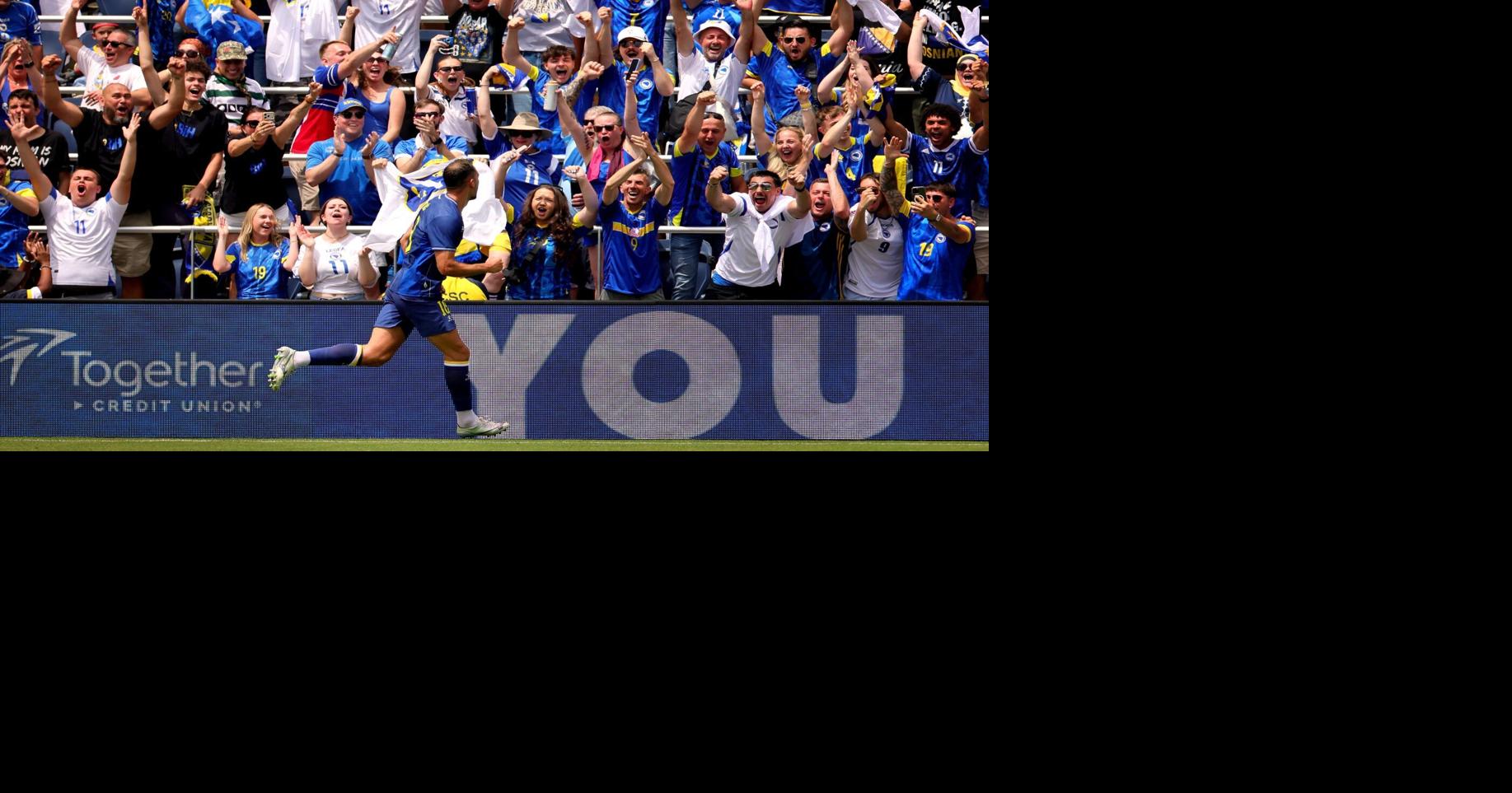 Bosnian soccer team gives their fans a thrill, but can't give them a win as they tie Panama 1-1