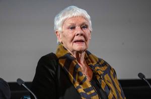 Judy Dench introduces a screening of "Iris" at BFI Southbank on Dec. 8, 2024, in London, England.