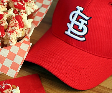 St Louis Cardinals Baseball Popcorn Tin