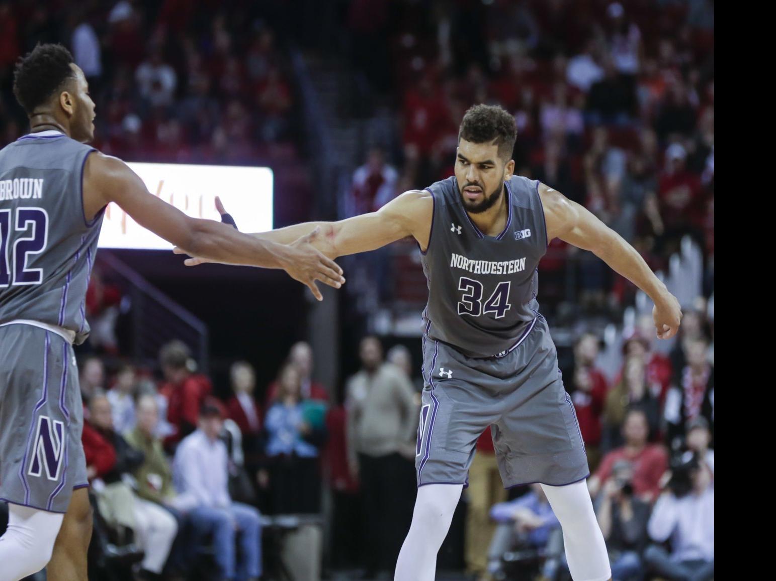 College Basketball Northwestern Stuns No 7 Wisconsin College
