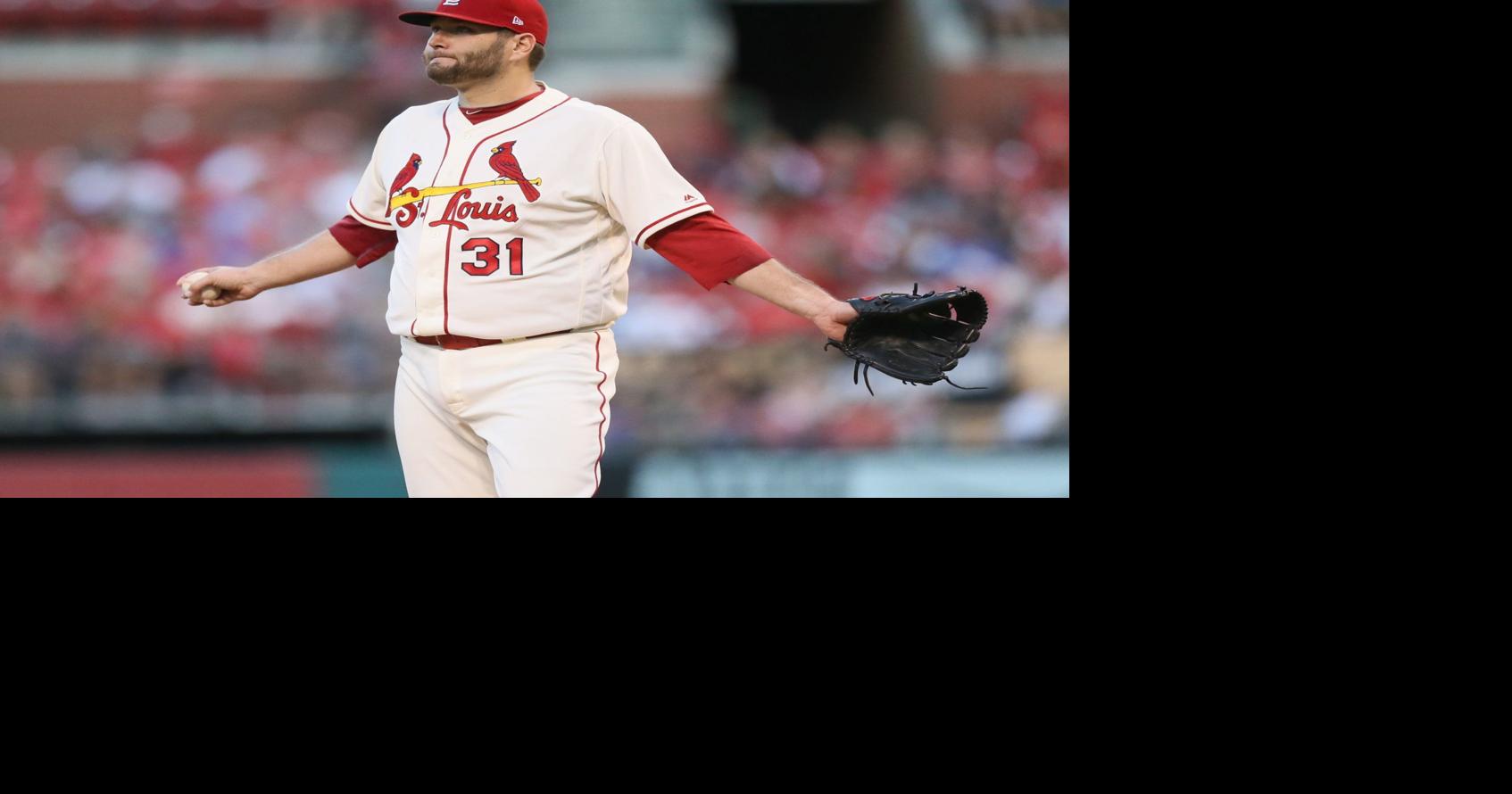 Albert Pujols St. Louis Cardinals Unsigned Pitching with Arms Out