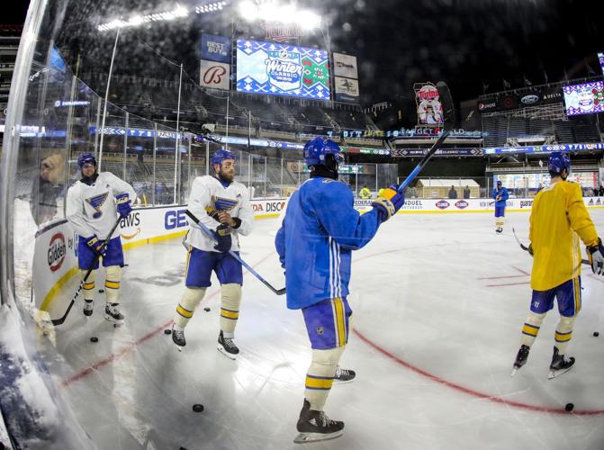 Blues prepare for chilly Winter Classic