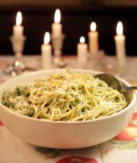 Pasta without red sauce