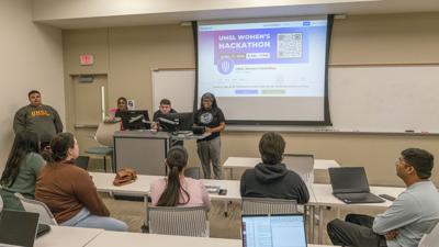 Alum Ed Deuser and his employer, RGA, supporting hackathon at UMSL