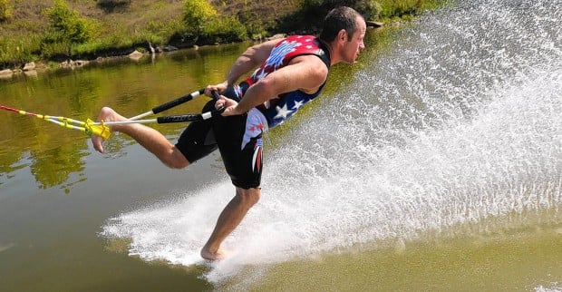 Collinsville man is barefoot water-skiing champ