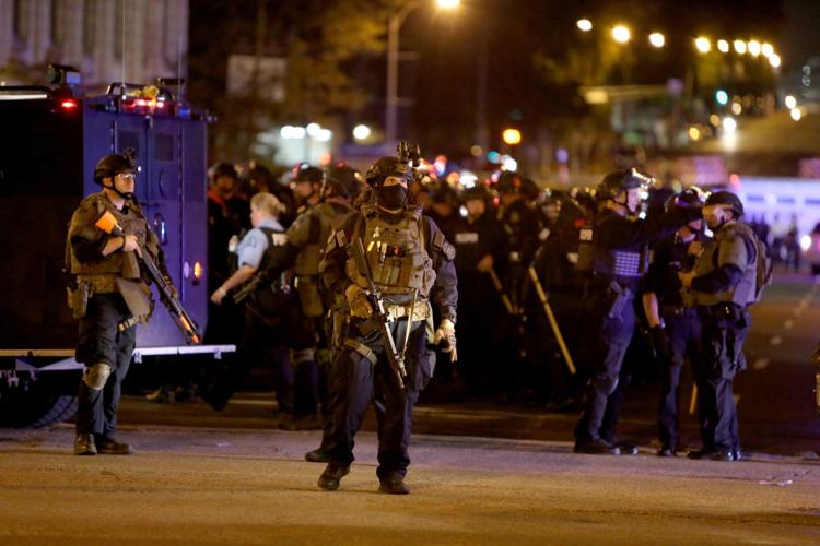 Protesters arrested downtown