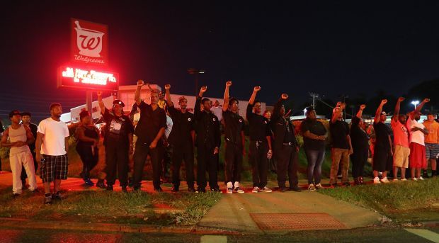 Ferguson Wednesday early morning
