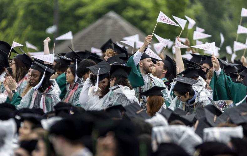 Simone Biles addresses graduates at Washington University's 164th commencement ceremony (copy)