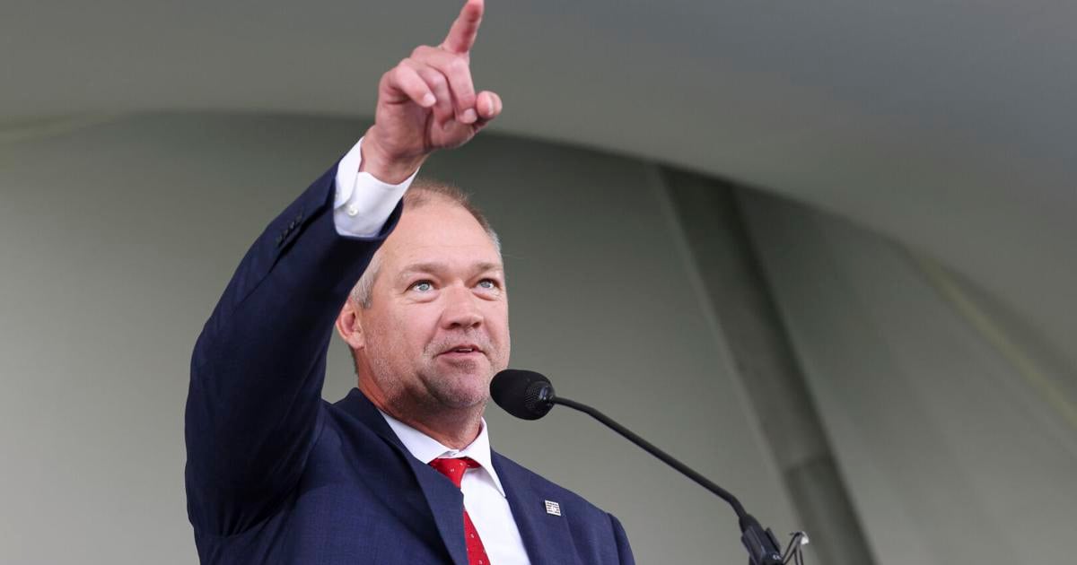 ‘Well, Dad, I did that then’: Scott Rolen embraces family in Hall of Fame ...