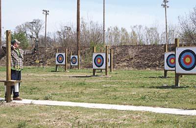 archery range target recreational hitting targets stltoday valley park shoots ted employee submitted works