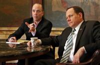 Jeff Rainford and Francis Slay