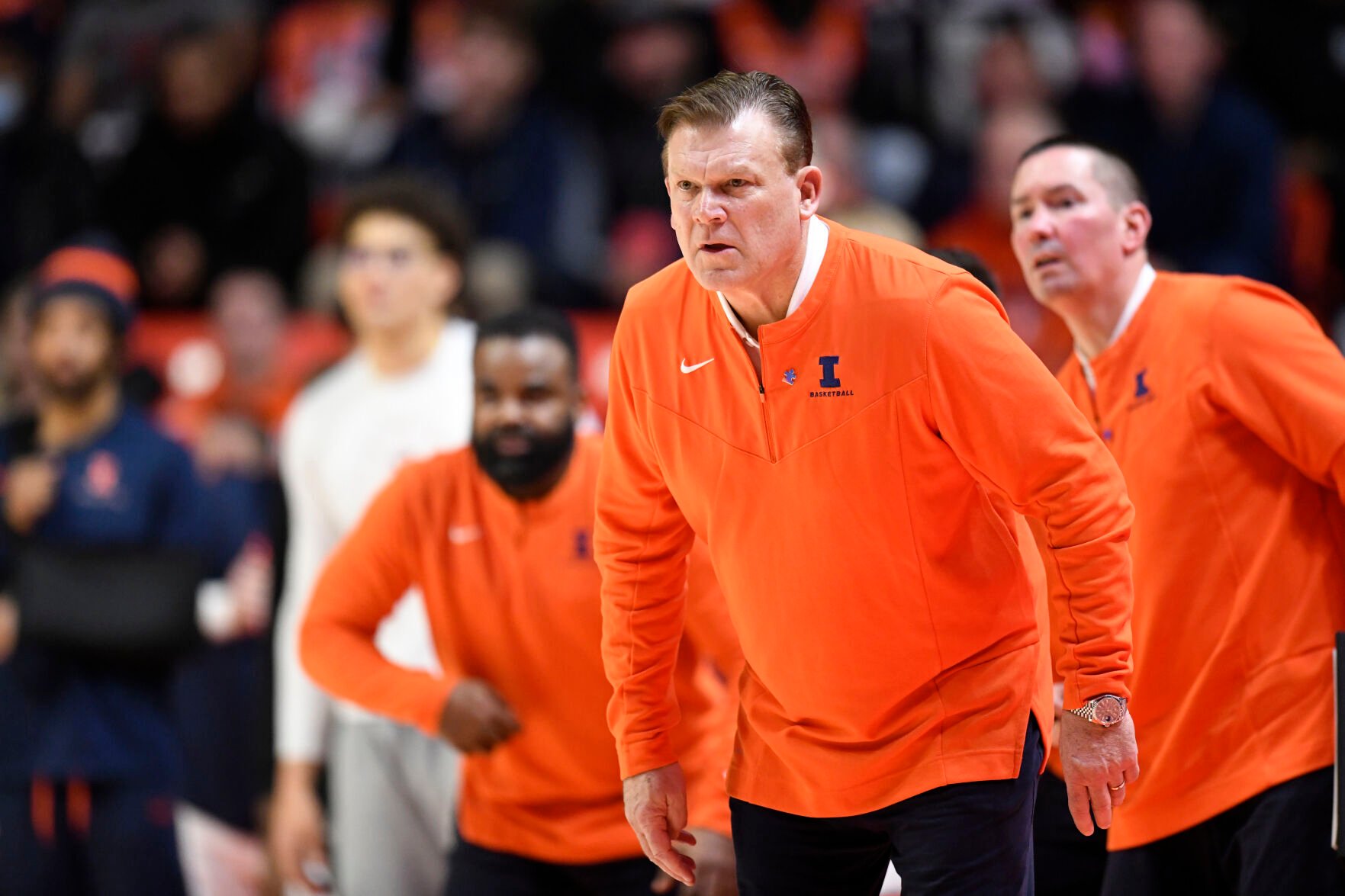 Illinois head discount coach basketball