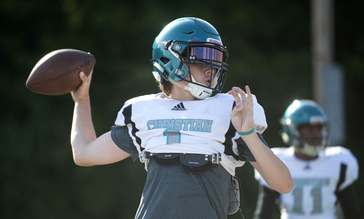 O'Fallon Christian football practice