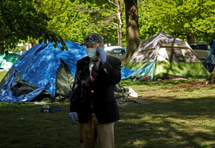 St. Louis city to end ecampment of homeless downtown