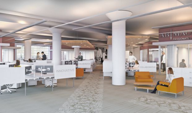 Rendering of AB Mauri office at Cortex