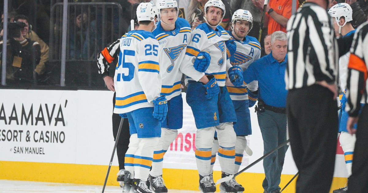 Blues defenseman Philip Broberg in concussion protocol, but Blues 'very ...