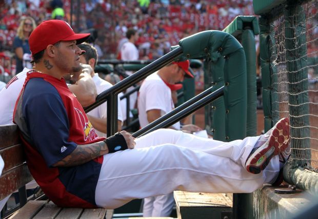 Yadi's back! Molina returns to catch Wainwright Tuesday as Cards battle  Cubs at Busch