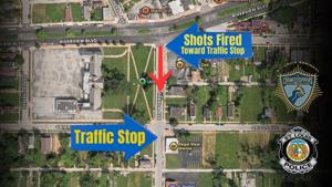 St. Louis police searching for people who opened fire at officers during traffic stop