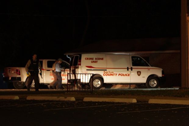 Ferguson Police office shot