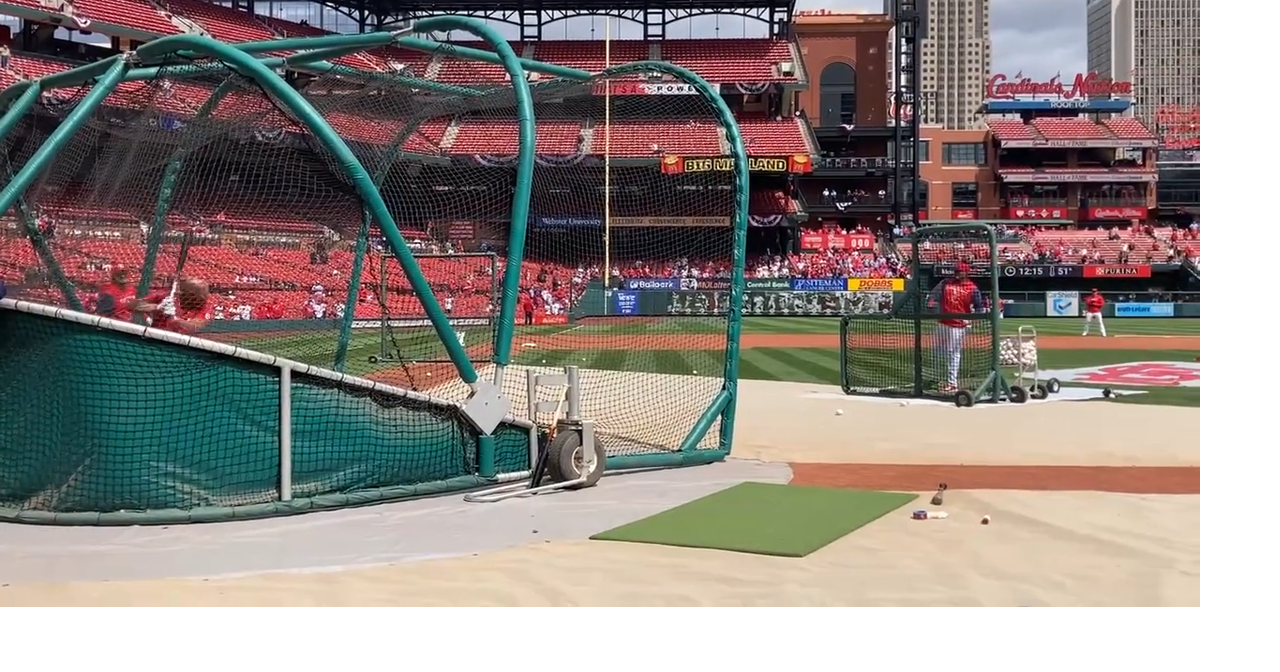 Cardinals offering batting practice with former players at Busch Stadium  for a price