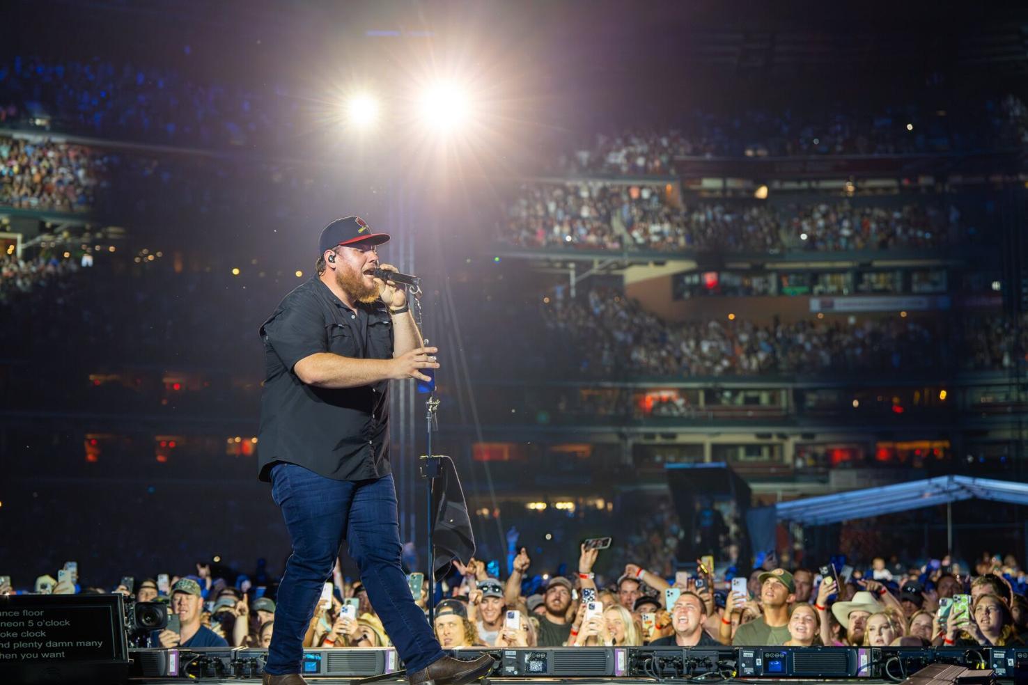 Scenes from Luke Combs at Busch Stadium