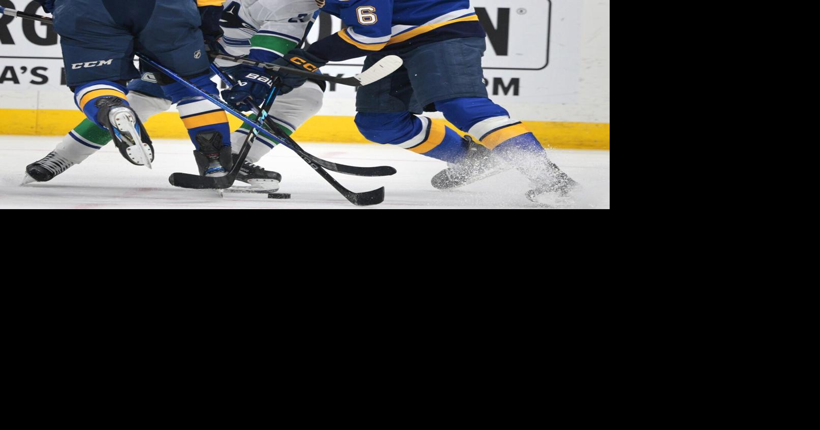 Blues beat Canucks in overtime, 4-3, to claim sole possession of wild card spot