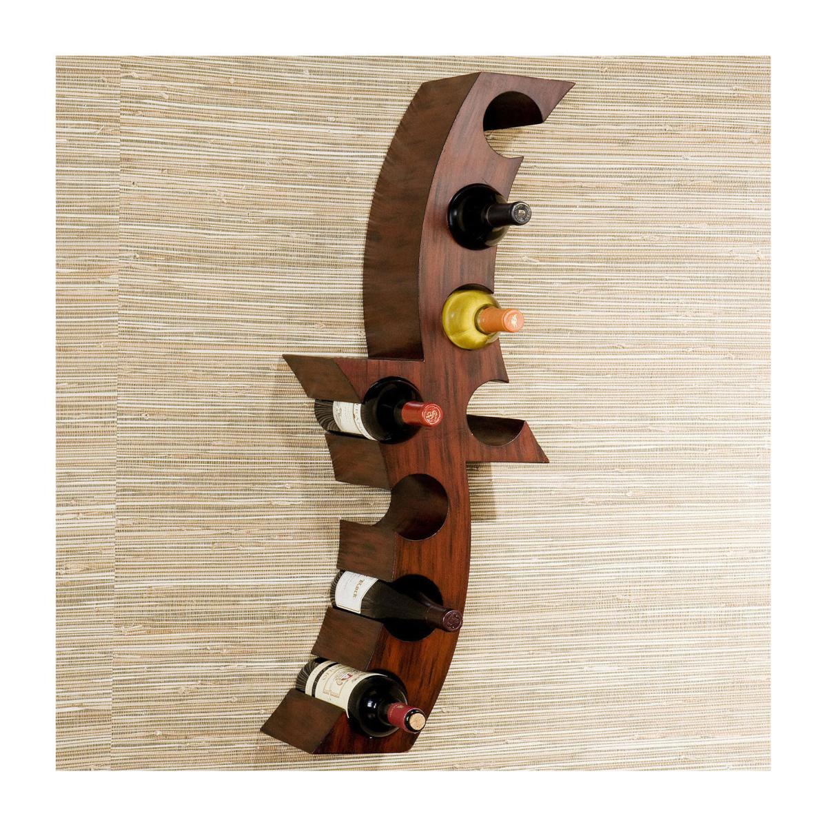 High low Wall mount wine rack Home and Garden