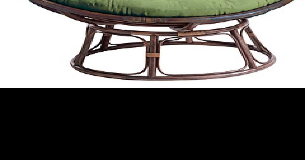 High and low Papasan chair