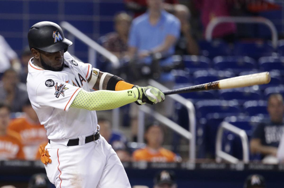 Highlight] Marcell Ozuna hits a 2-run home run and remembers to