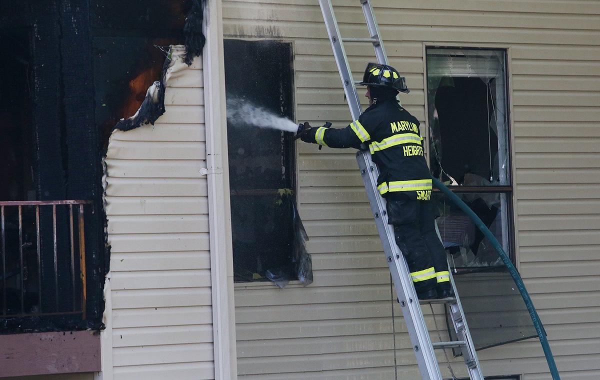 Maryland Heights apartment building damaged in Sunday fire