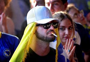 Bosnian soccer fans gather in St. Louis to watch World Cup match with United States