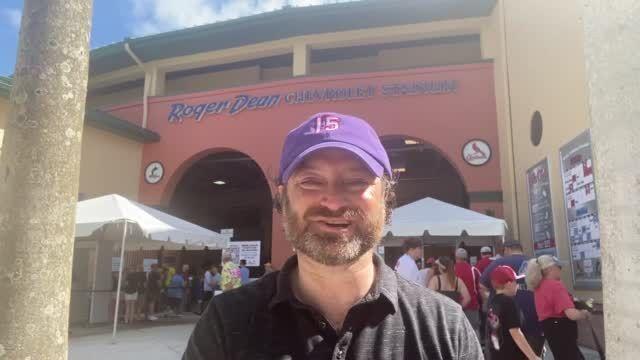 Fans are happy to be back at Roger Dean Chevrolet Stadium; plus