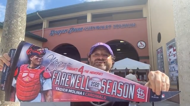 Benjamin Hochman on X: At the #STLCards gift shop at Roger Dean they've  started selling Yadier Molina “Farewell Season” merch   / X