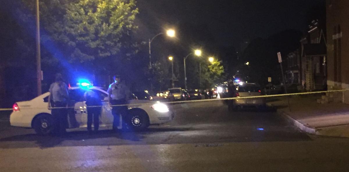 Homicide scene in 3000 block of Miami Street