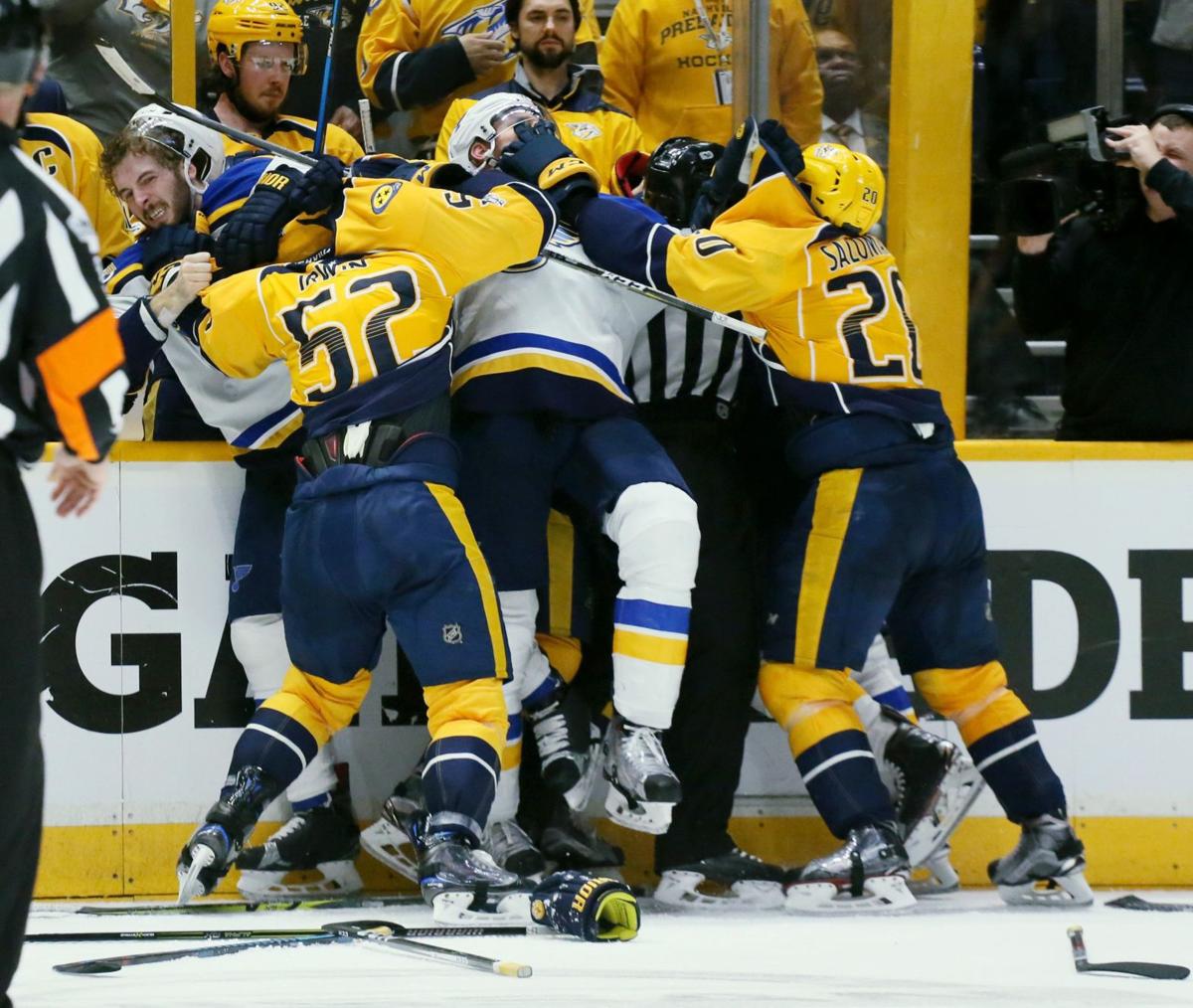 Roughed up by refs? Blues steamed by controversial call in Game 4 loss | Morning Skate ...