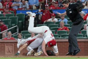 The St. Louis Cardinals and the Arizona Diamondbacks play at Busch Stadium for game two of four