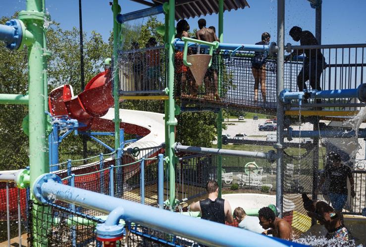 Monsoon Mountain at Collinsville Aqua Park in Collinsville