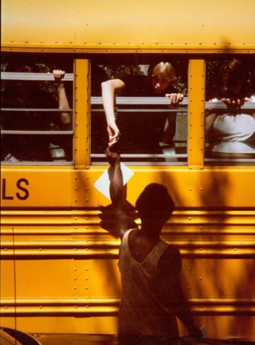 School busing in the St. Louis area