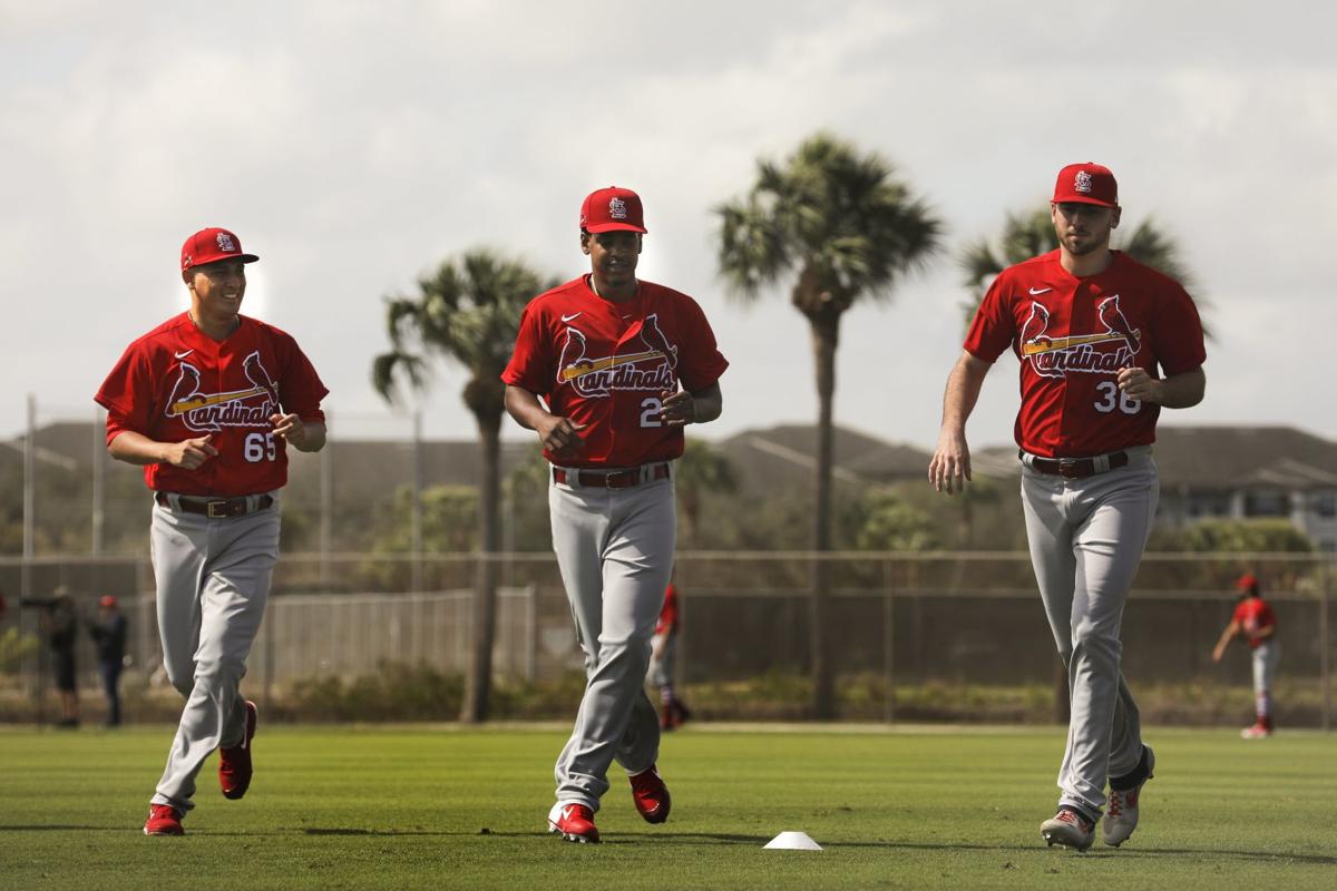 Photos First official workout of Cardinals spring training
