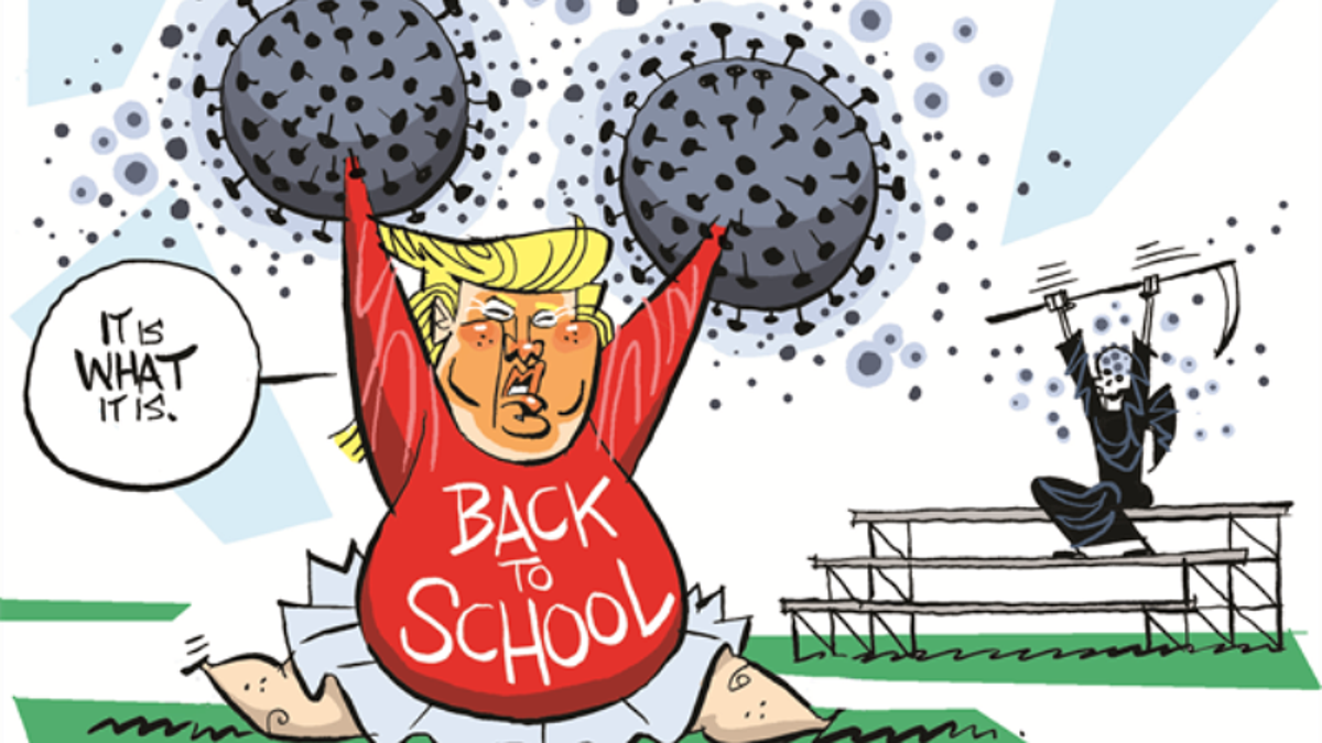 In The Cartoons Back To School Fauci Death Toll Editorial Stltoday Com