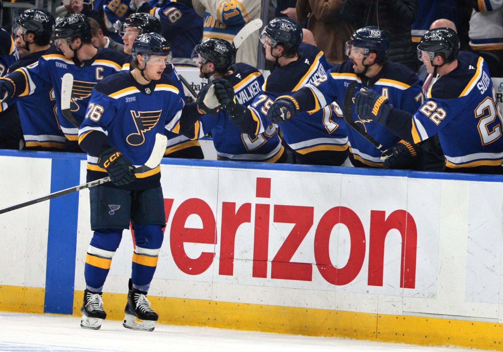Blues rookie forward Zack Bolduc finds spot on power play