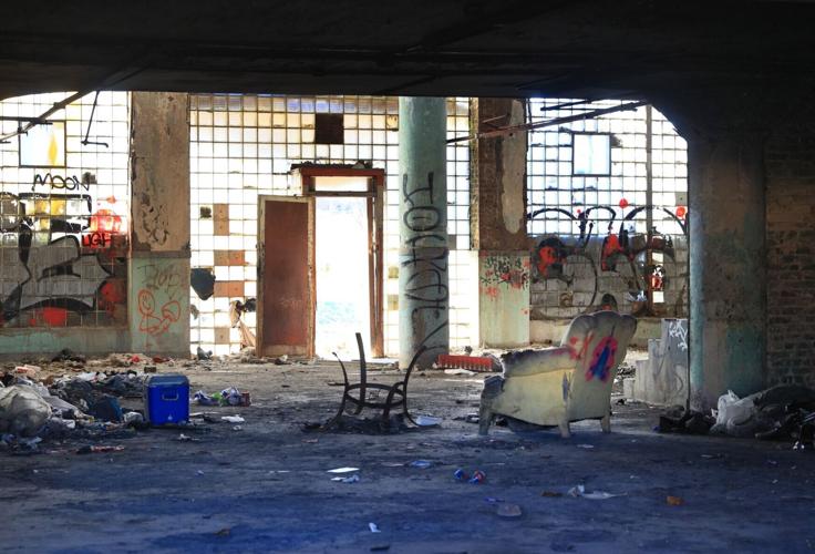 Historic building owned by Paul McKee's NorthSide Regeneration crumbling