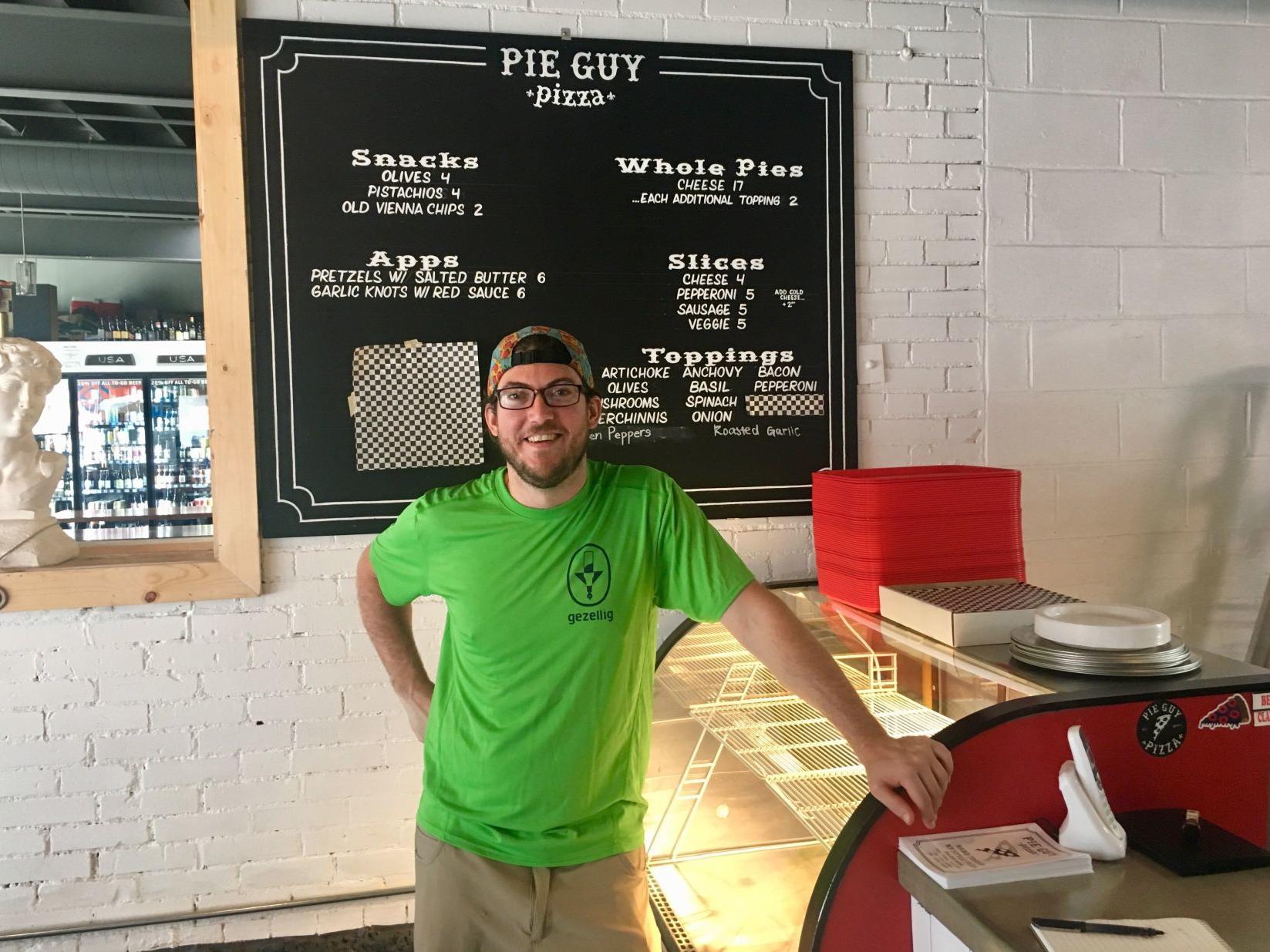 Now Open Pie Guy Pizza Tosses Pizza For Dinner Or Very Late At